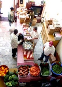 Fresh produce distributed at the SF-Marin Food Bank. Photo courtesy of the CA Association of Food Banks