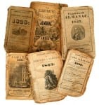 very old, original farmer's almanacs
