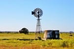 windmill water pump on a farm