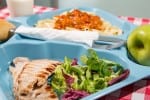 Tray of food for school meals-2