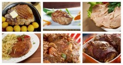 Food set of different meat