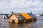 flooded house