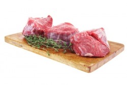raw red meat