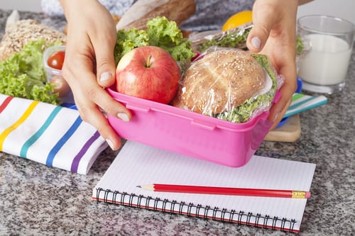 Healthy farm to school lunch