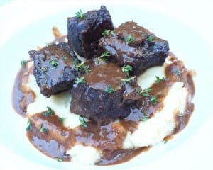 Red wine braised shortribs