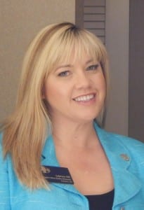 Sabrina Hill moderates panel at World Ag Expo