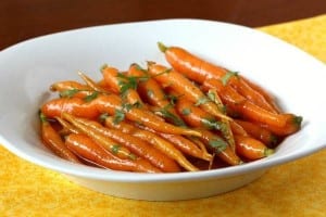 Gorgonzola Quick Glazed Carrots