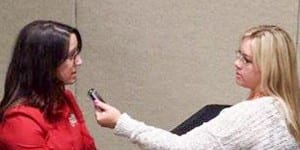 Samantha Castro talks about farm bureau convention