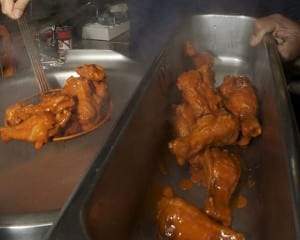 Coast Guard buffalo chicken wings