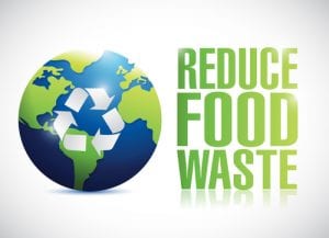 reduce food waste sign