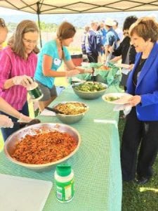 Local produce was served for lunch at Calaveras High School.