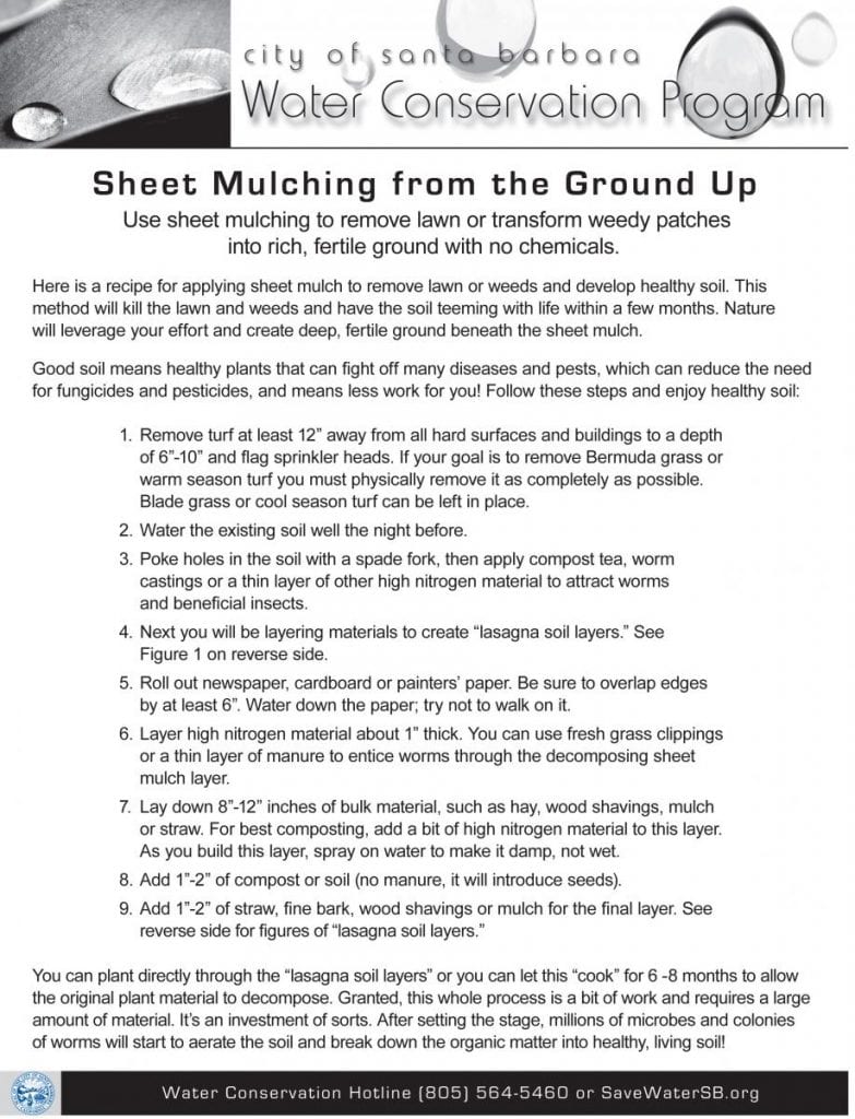 sheet mulching