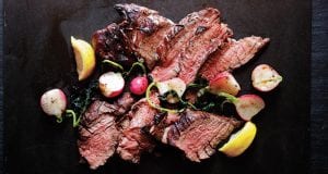 grilled-steak-and-radishes-with-black-pepper-butter