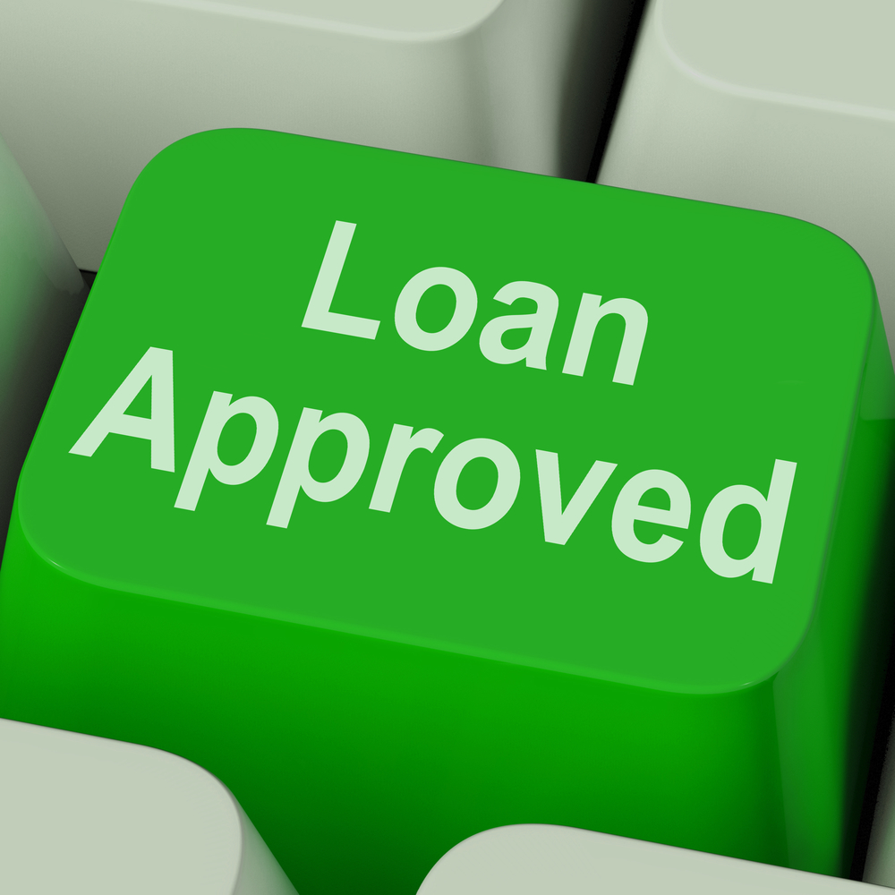 Loan-Approved-Key-Shows-Credit-Lending-A