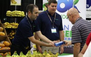 OK Produce meeting with a buyer at the Fresno Food Expo business-to-business trade show_FNL