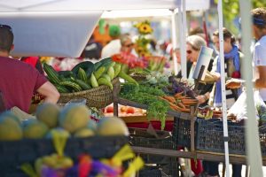 Farmers Market in San Francisco, California USA