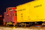 refrigeration railroad-car-editorial-use