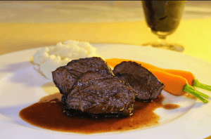 Carrot Glazed Beef Cheeks