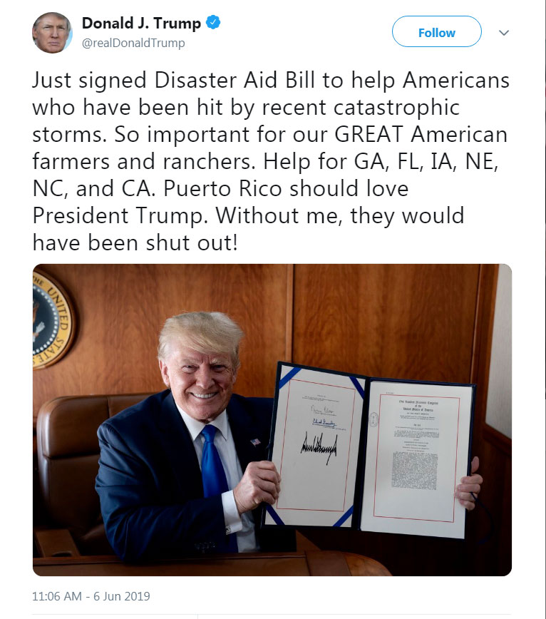 disaster relief
