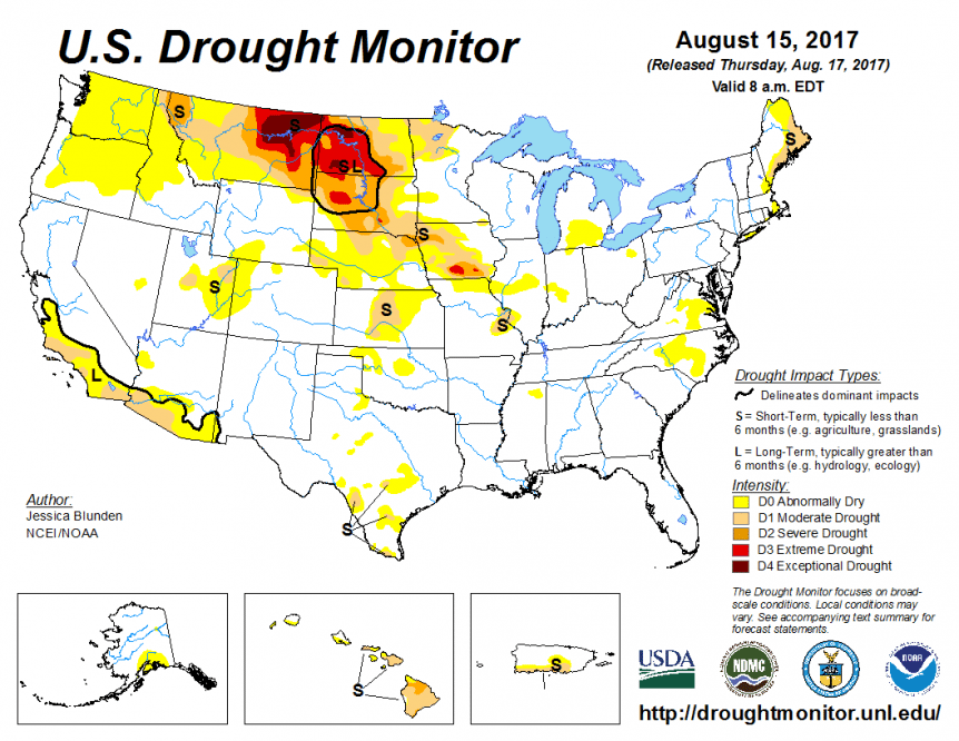 new drought monitor