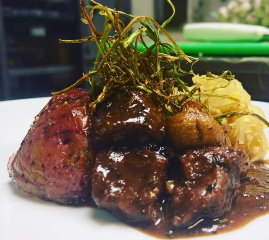 Pressure Cooked Beef Bourguignon