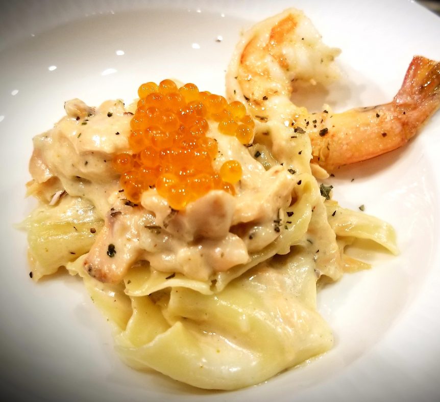 Smoked Salmon Pappardelle Pasta