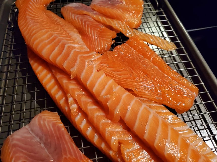 salmon belly