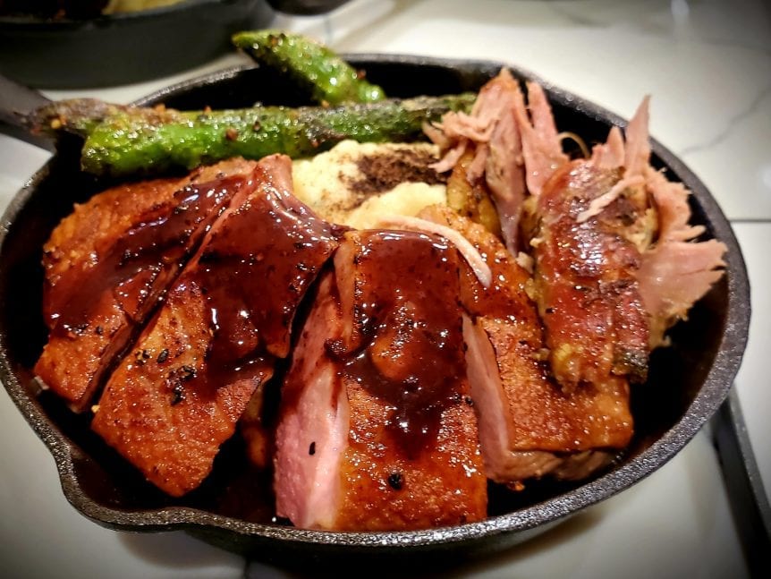 Butter Basted Peeking Duck Breast