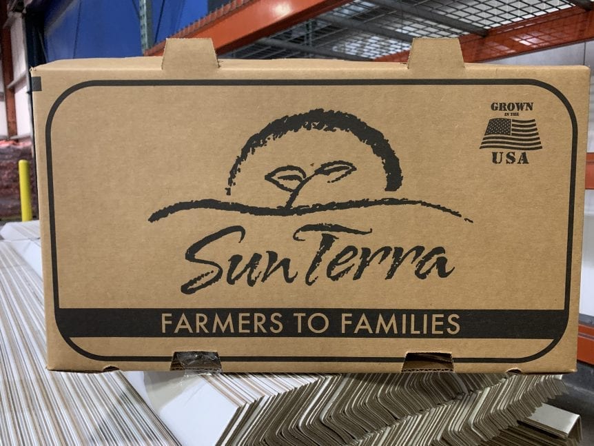 SunTerra Food Box for USDA's Farmers to Families Food Box program