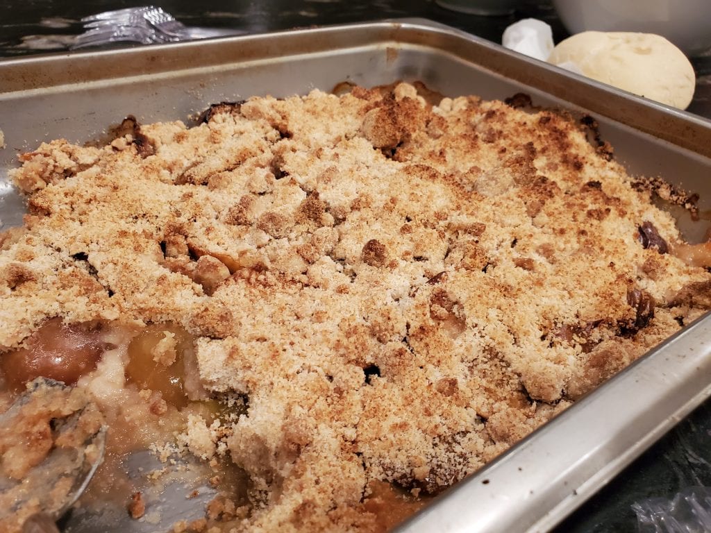 Christmas Apple Crumble