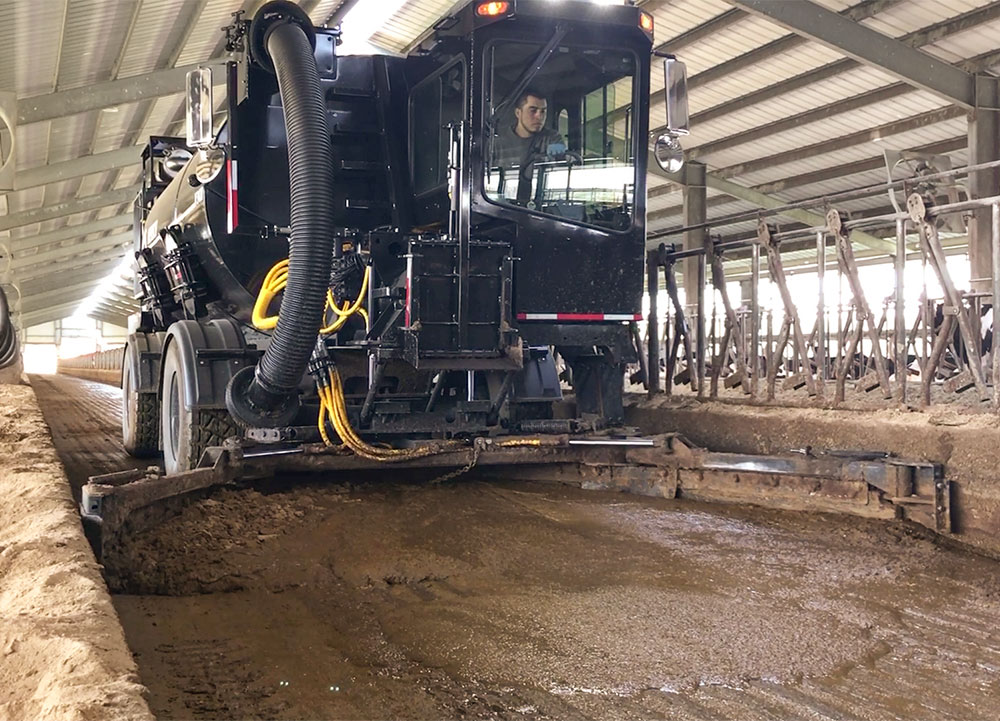 Vacuumed Manure