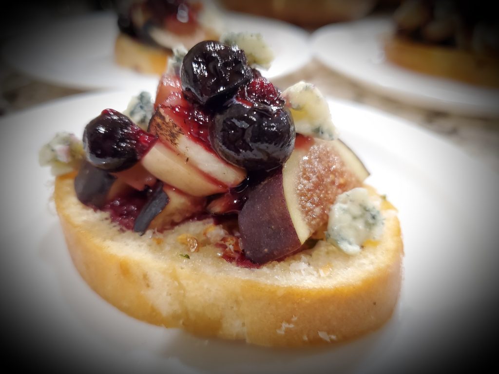 Grilled Stone Fruit Berry Compote