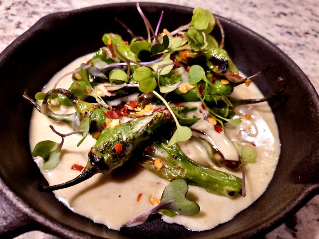 Gorgonzola Shishitos