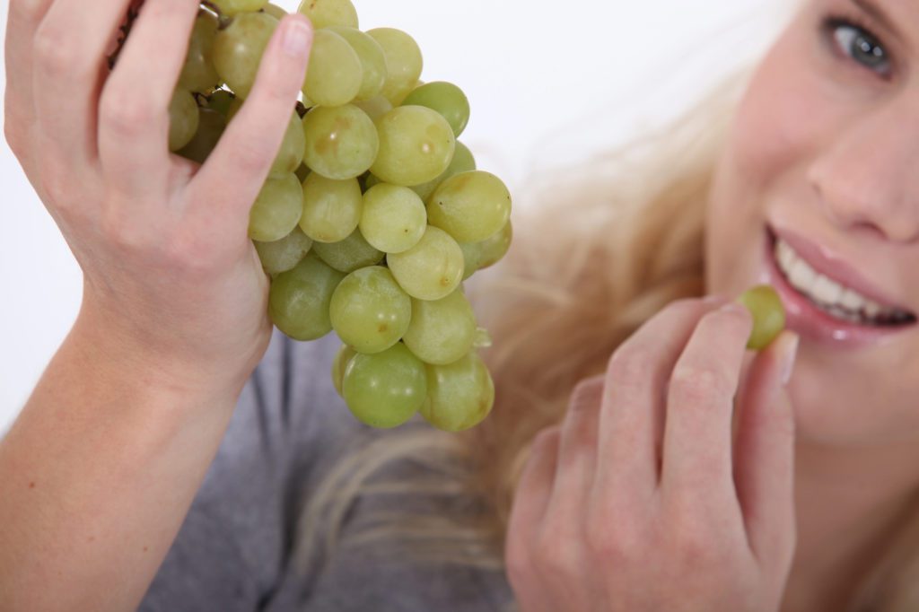 consuming grapes