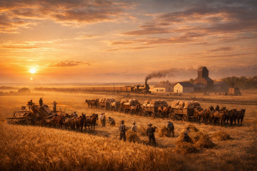 Bonanza Farms: How Railroads Transformed Wheat Production in America