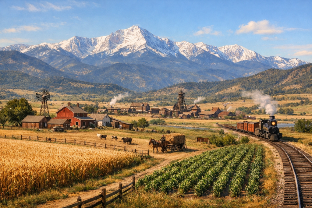 Colorado Agriculture: Mining, Railroads, and Early Farms