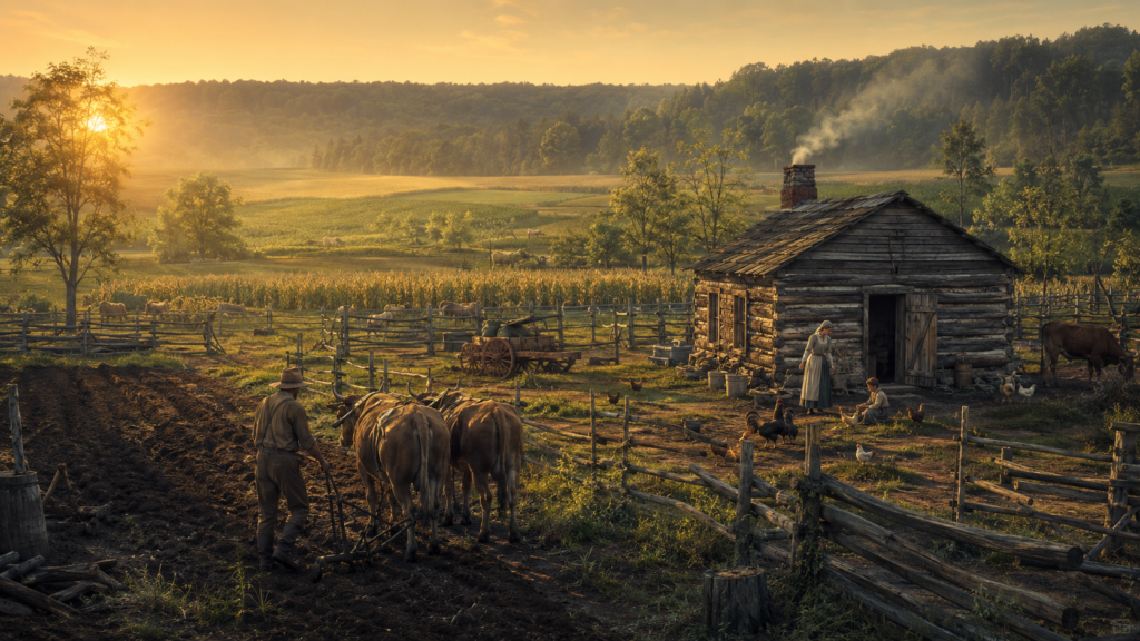 Featured image for “From Log Cabins to Lasting Homesteads: How Midwest Farmhouses Evolved in the 1840s”