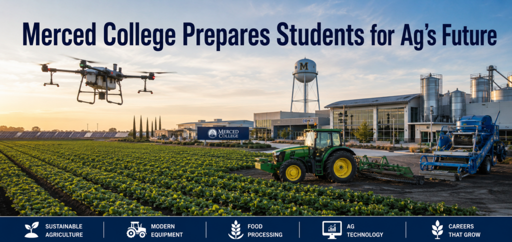 Featured image for “Merced College Prepares Students for Agriculture’s Future”