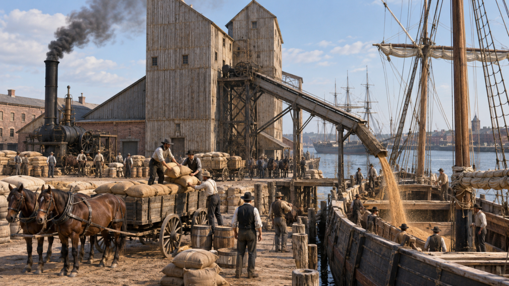 Featured image for “Joseph Dart and the Birth of the Grain Elevator”