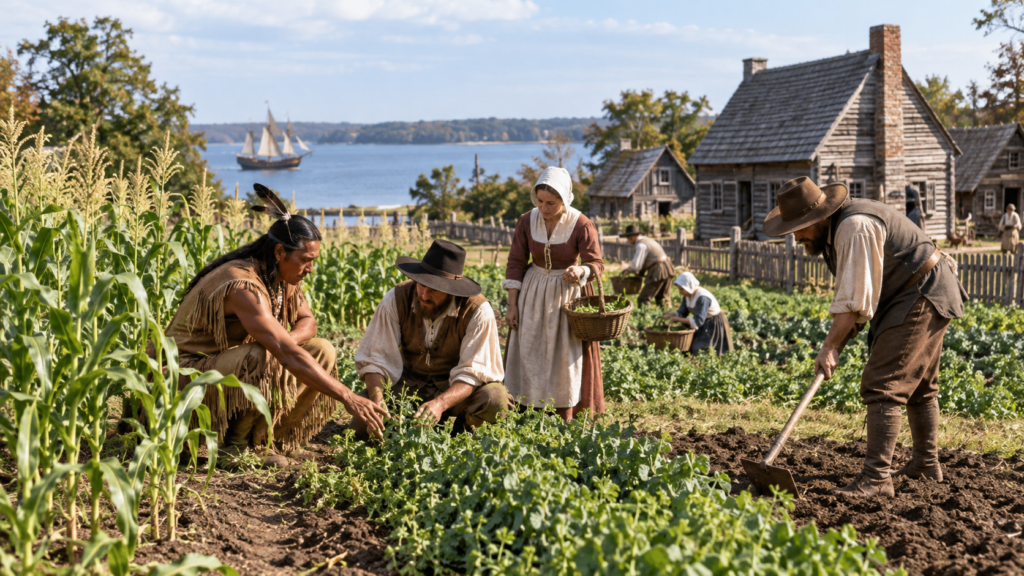 Featured image for “From Plymouth to Plantation Agriculture: The Early Crops and Trade That Shaped American Agriculture”