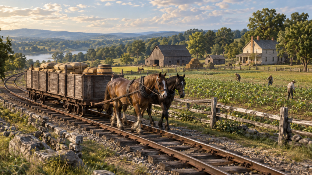 Featured image for “Railroads Transform American Agriculture and Rural America”